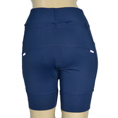Bermuda 4 Bolsos Azul Marinho - Pronta Entrega - corrabem