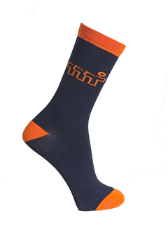 Meias Cano Médio Personalizada TTT (Laranja) - Pronta Entrega
