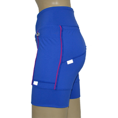 Shortinho 4 Bolsos Azul Royal com Vivo Tonic - Pronta Entrega na internet