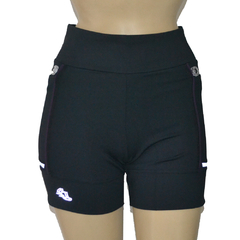 Shortinho 4 Bolsos Preto Vivo Roxo - comprar online