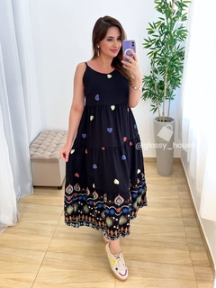 Vestido Janaína Corações - Glossy House