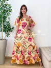 Vestido Flávia Floral Claro