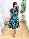 Vestido Joice Onça Azul