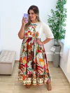 LINHA PREMIUM- Vestido Valentina Plus Tropical - comprar online