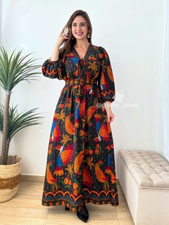 Vestido Madalena Pássaros - loja online