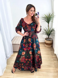 Vestido Eloá Jardim de Inverno - loja online