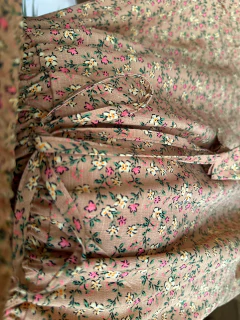 Vestido Marina Curto Marrom Floralzinho na internet