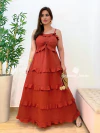 Vestido Boho Ágatha Terracota - comprar online