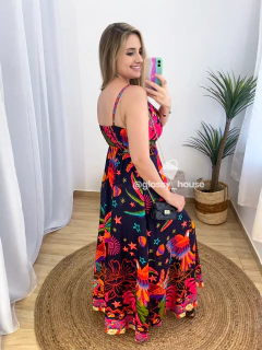 PREMIUM - Vestido Letícia Mix Arara - Glossy House