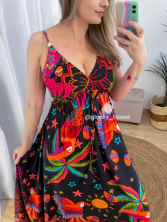 PREMIUM - Vestido Letícia Mix Arara na internet