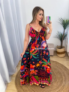PREMIUM - Vestido Letícia Mix Arara - comprar online