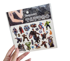 Tatuaje AVENGERS surtido x1 plancha - comprar online