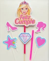Topper silueta Barbie - comprar online