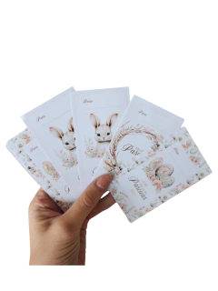 Tarjeta pascuas vintage x10 unidades - comprar online