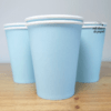 Vaso liso celeste pastel x10 unidades