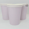 Vaso lila liso pastel x10 unidades