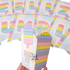Pochoclera Pop It x10 unidades