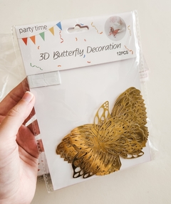 Mariposas de papel doradas - comprar online