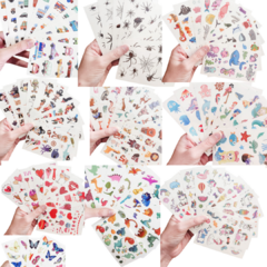 Tatuajes temporales x1 plancha 12x6,8cm (10 temáticas para elegir)