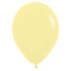 Globo amarillo pastel 12" x5 unidades