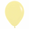 Globo amarillo pastel 10" x5 unidades