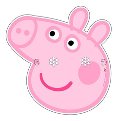 Máscara antifaz Peppa pig x10 unidades
