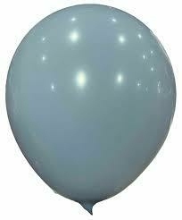 Globo azul jean 12" x5 unidades