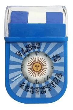 Barra de maquillaje celeste y blanco x1 unidad en internet