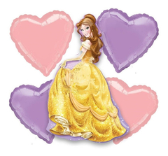 Globo princesas de Disney 80cm aprox. (5 personajes) - mildeseosdepapel