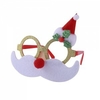 Lentes navideños con bigotes x1 unidad