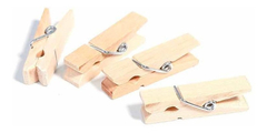 Broche de madera x10 unidades (2 medidas a elegir)