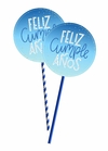 Big Topper Degradé Azules x1 unidad