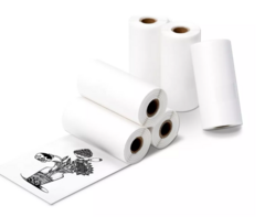 Rollo de papel para mini impresora blanco común x1 unidad