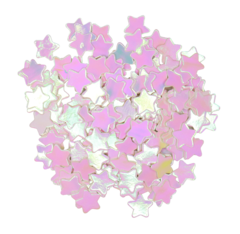 Confetti estrellas iridiscente