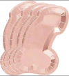 Plato silueta despedida de soltera 17cm x6 unidades