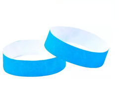 Pulseras control ingreso fluo x10 unidades - comprar online