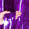 Cortina metalizada violeta