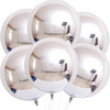 Globo esfera plateada 12" x1 unidad