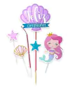 Topper silueta Sirena