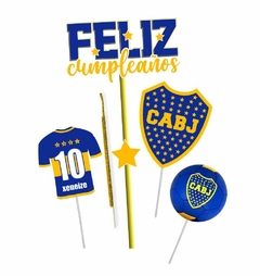 Topper silueta Boca Juniors
