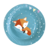 Plato Zorro 17cm x6 unidades