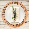 Plato de sitio de papel enjoy x20 unidades