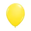 Globo amarillo 12" x5 unidades