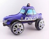 Globo auto de policía 4D 65cm x 38cm aprox.
