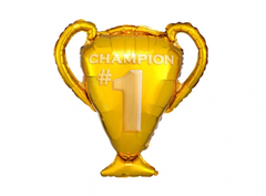 Globo copa champion dorada 60cm aprox.
