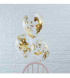 Globo cristal 12" x5 unidades - comprar online