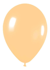 Globo naranja pastel 10" x5 unidades