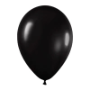 Globo negro 10" x5 unidades