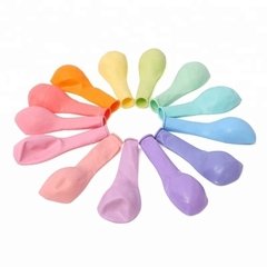Globo surtido pastel 10" x5 unidades