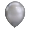 Globo plateado perlado 10" x5 unidades